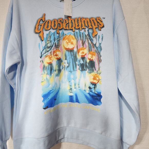 Goosebumps Jack-O-Lantern sweatshirt women's Medium - Picture 6 of 6